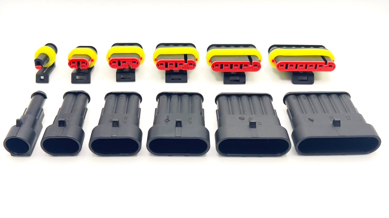 Conector Superseal em destaque